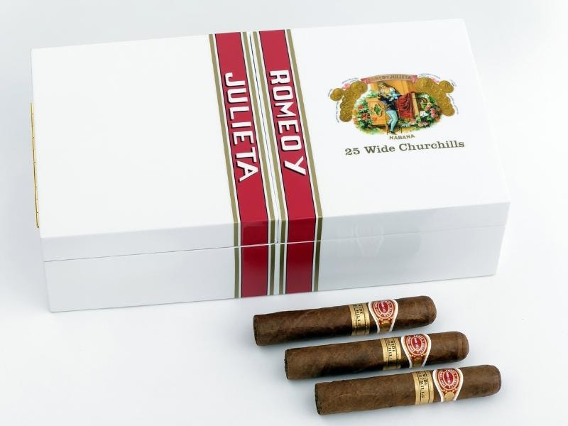 Hình thức bên ngoài của cigar Romeo Y Julieta Wide Churchill